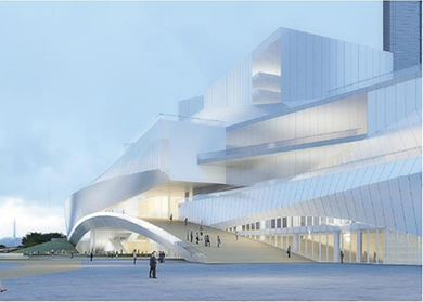 廣東美術館、廣東非物質文化遺產展示中心、廣東文學館“三館合一”（